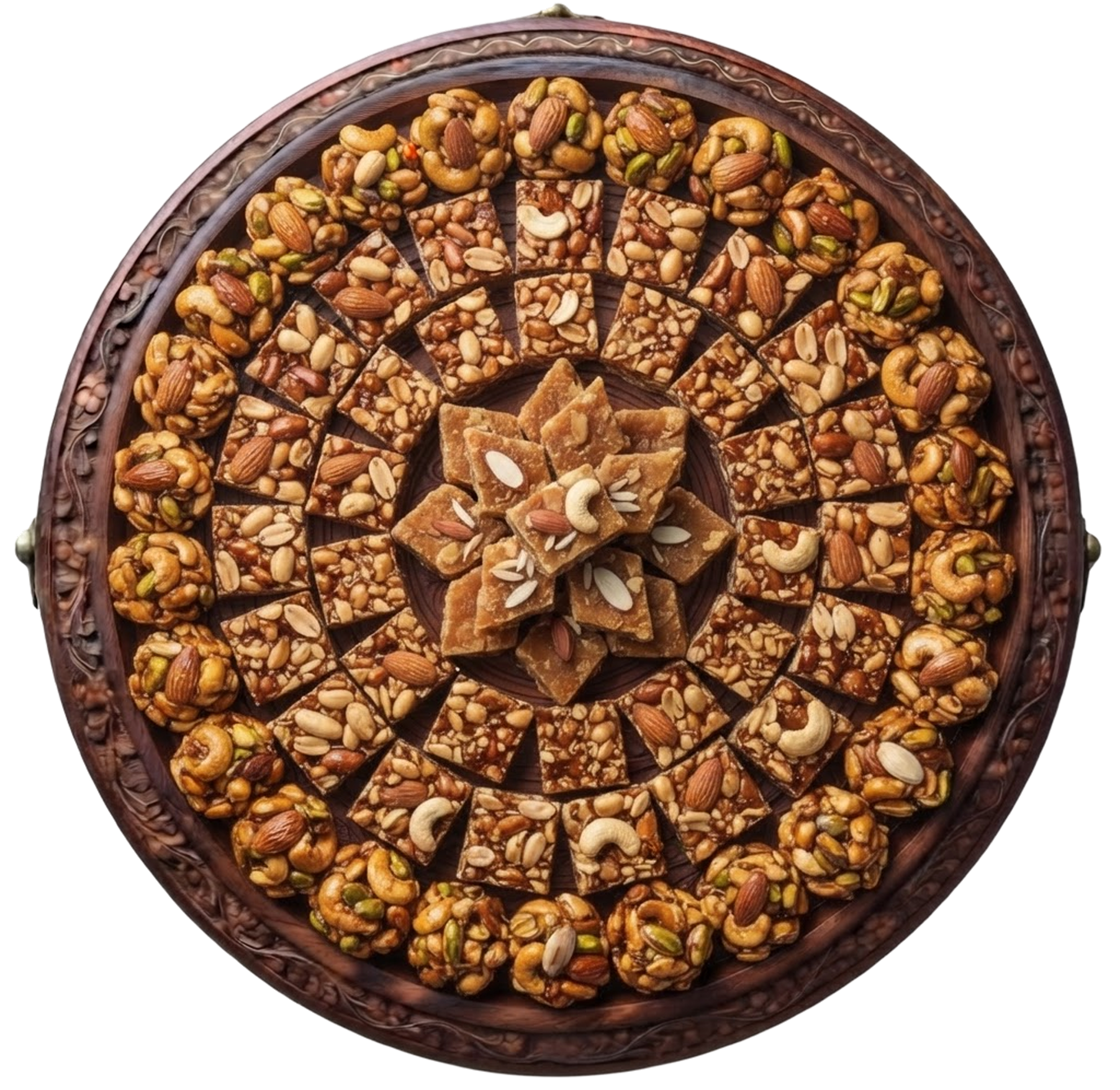 Nut Chikki Platter